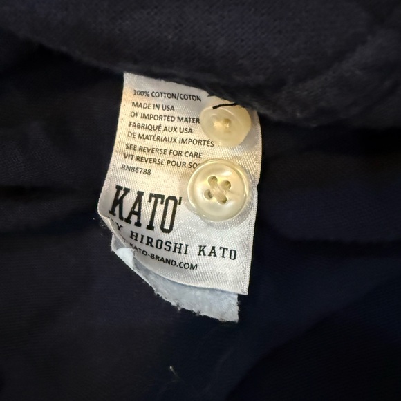 Hiroshi Kato Navy XXL - Made in USA - Picture 4 of 5